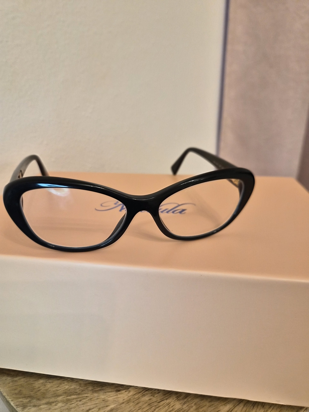 Black Cat-Eye Womens Glasses Frames -